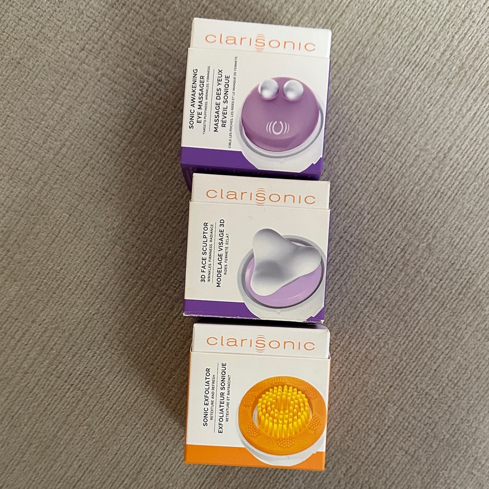 Clarisonic Skincare Brush Heads - Eye Massager, Face Sculptor, Exfoliator